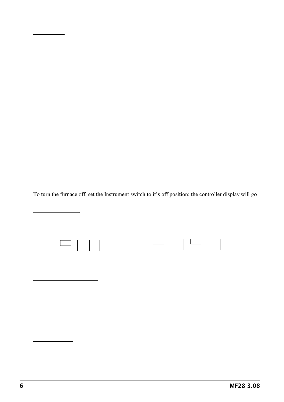 Operation | Carbolite CF 15 - CF 60 User Manual | Page 6 / 20