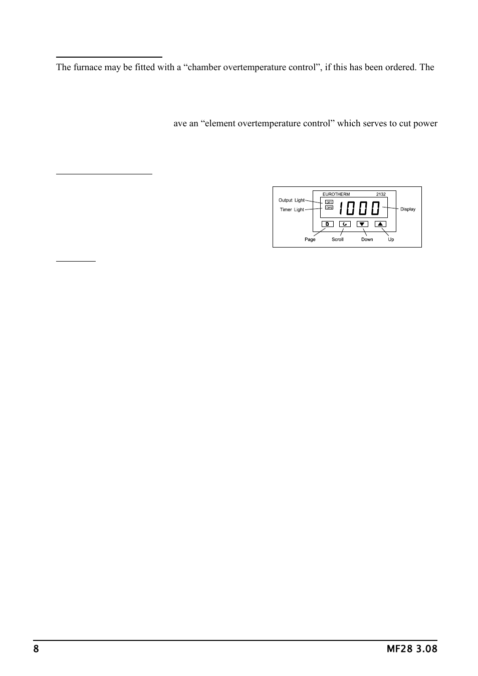 Carbolite CF 15 - CF 60 User Manual | Page 8 / 20