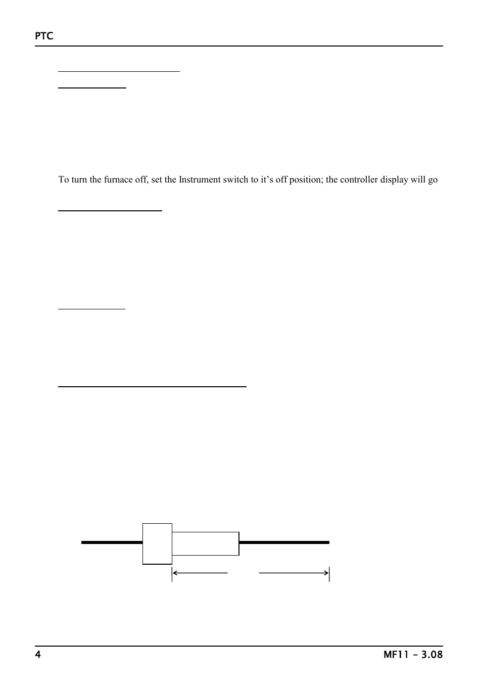 Operating instructions | Carbolite PTC 12/20/150 User Manual | Page 4 / 16