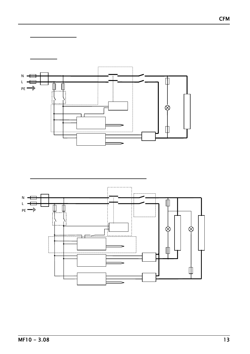 Circuit diagrams | Carbolite CFM Series User Manual | Page 13 / 16