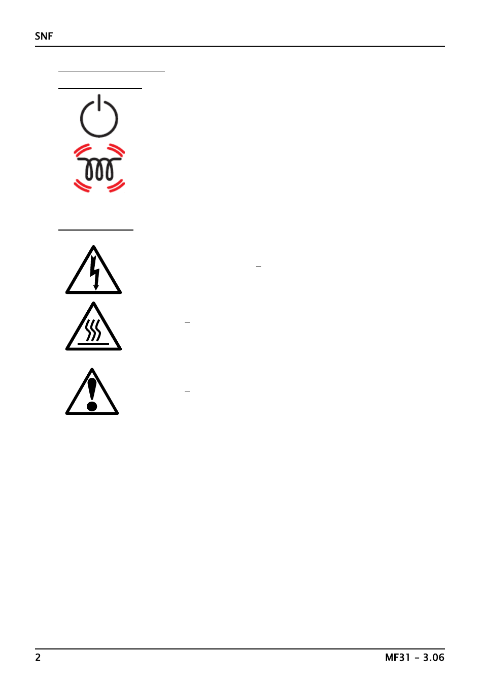 Symbols & warnings | Carbolite VMF/ASTM Series User Manual | Page 2 / 12
