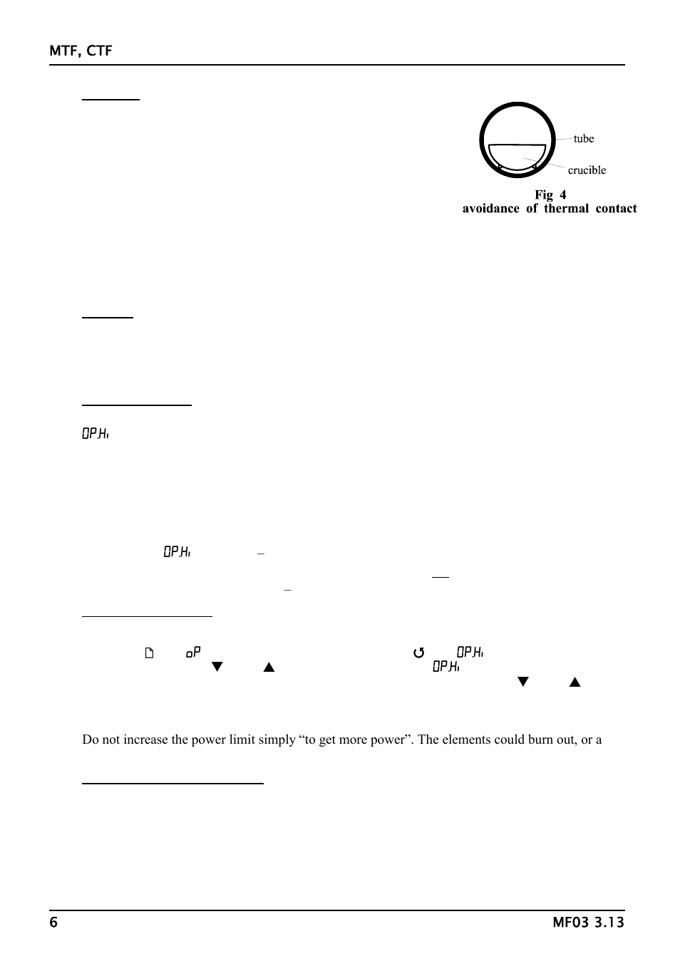 Carbolite CTF Series User Manual | Page 6 / 16