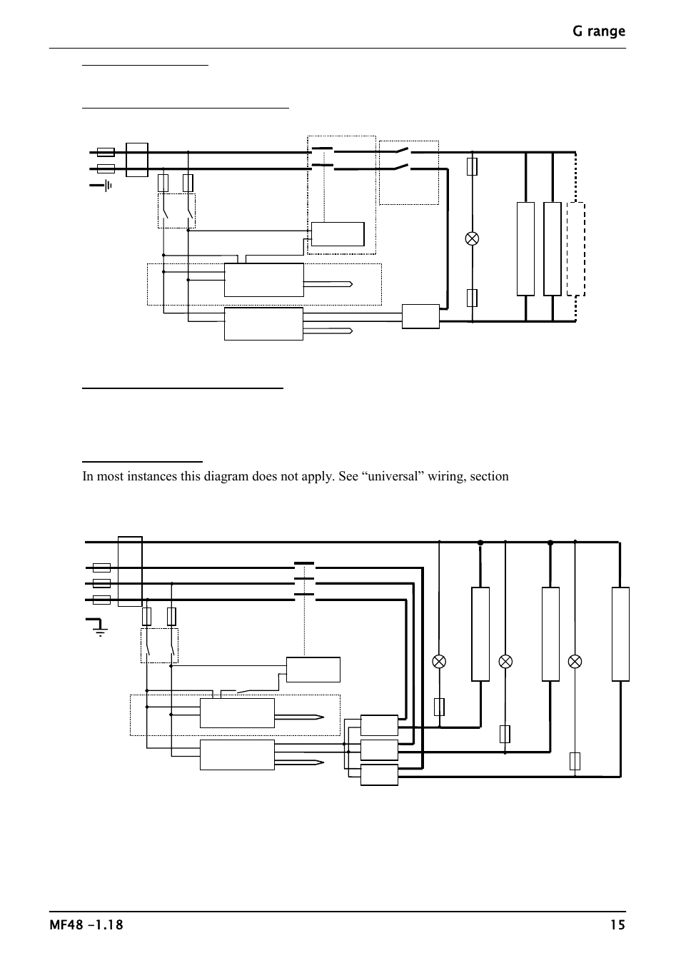 Circuit diagrams | Carbolite GVC Series User Manual | Page 15 / 24