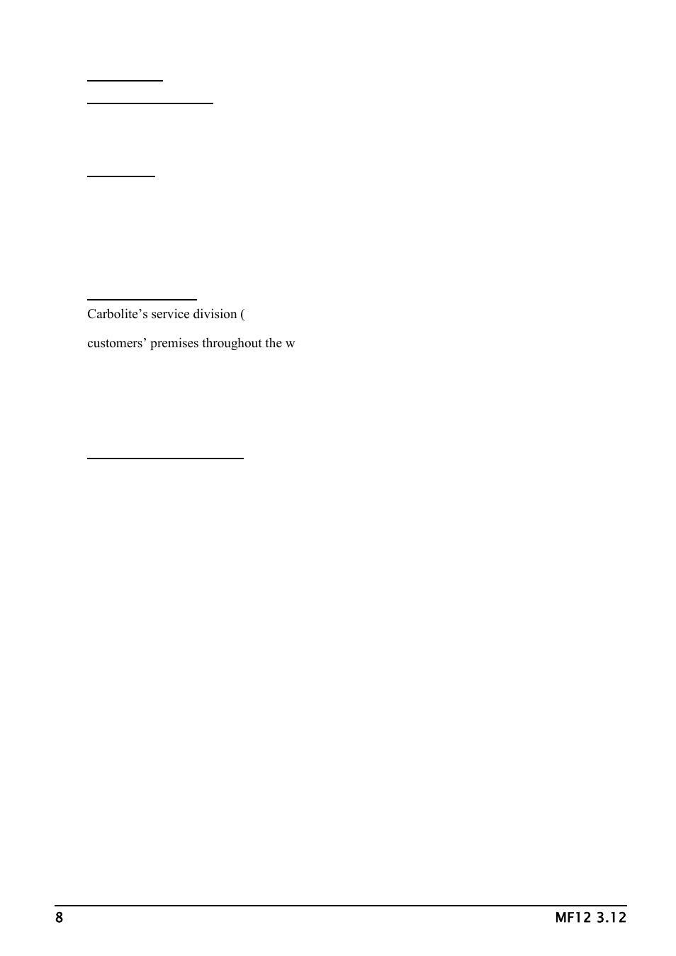 Carbolite TZF Series User Manual | Page 8 / 16