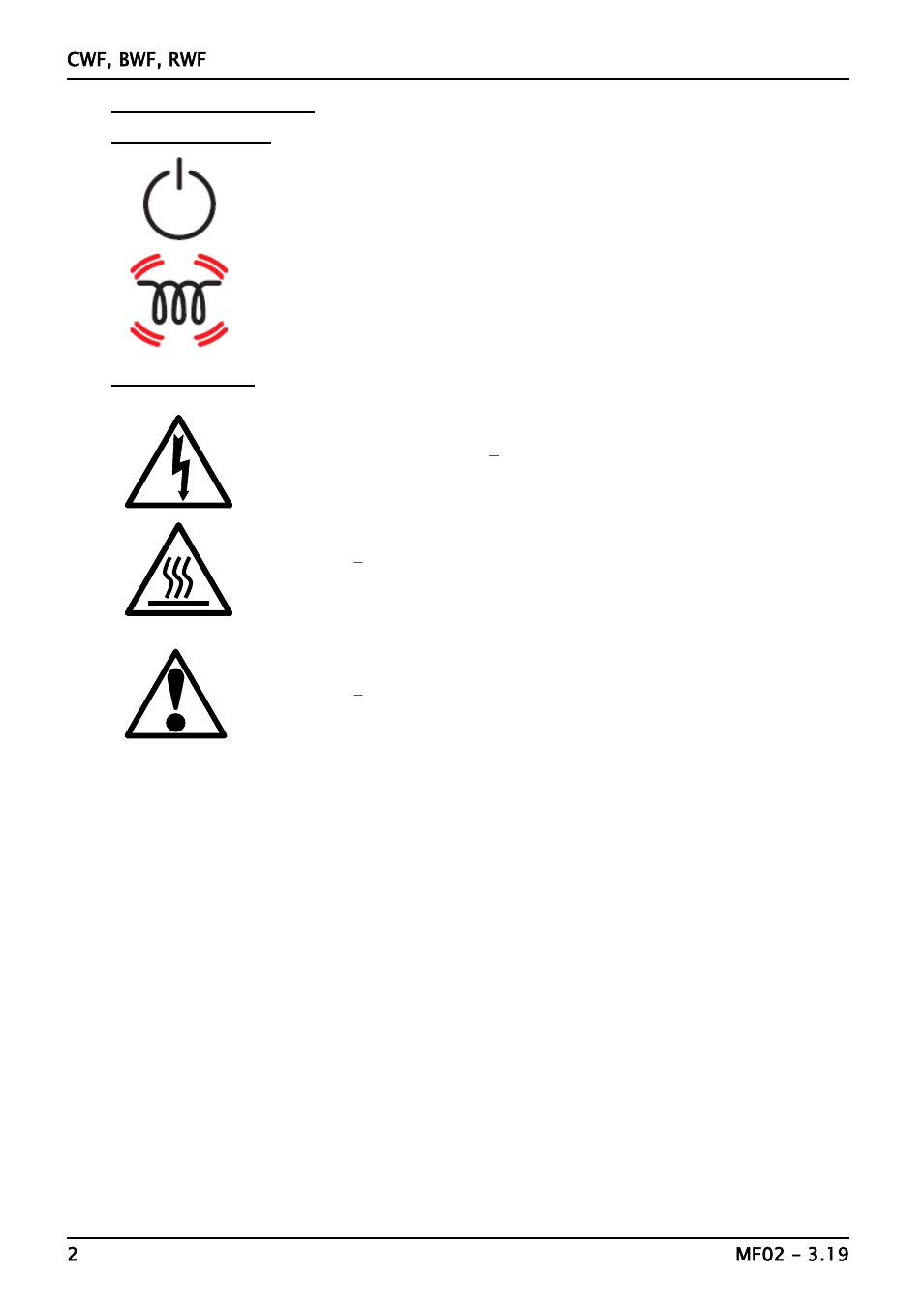 Carbolite RWF Series User Manual | Page 2 / 16