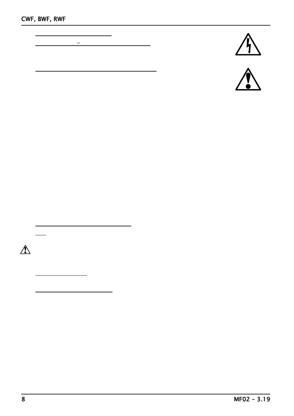 Repairs & replacements | Carbolite RWF Series User Manual | Page 8 / 16