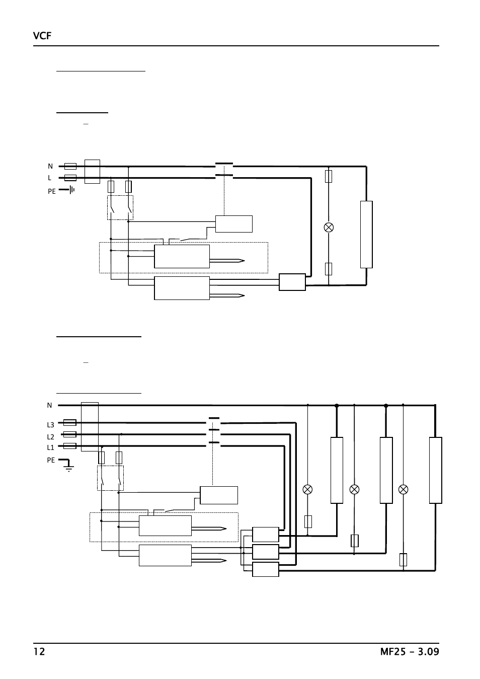 Circuit diagrams | Carbolite VCF Series User Manual | Page 12 / 16