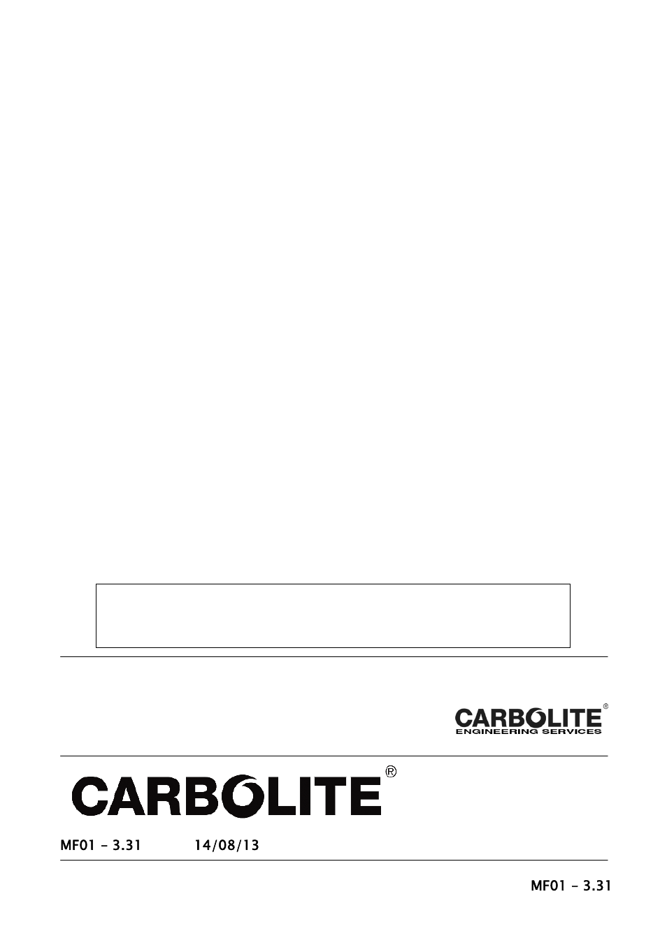 Carbolite ELF Series User Manual | Page 16 / 16