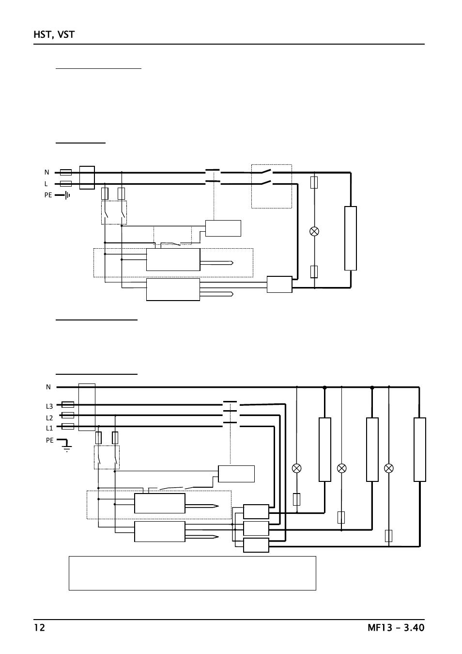 Circuit diagrams | Carbolite VST Series User Manual | Page 12 / 16