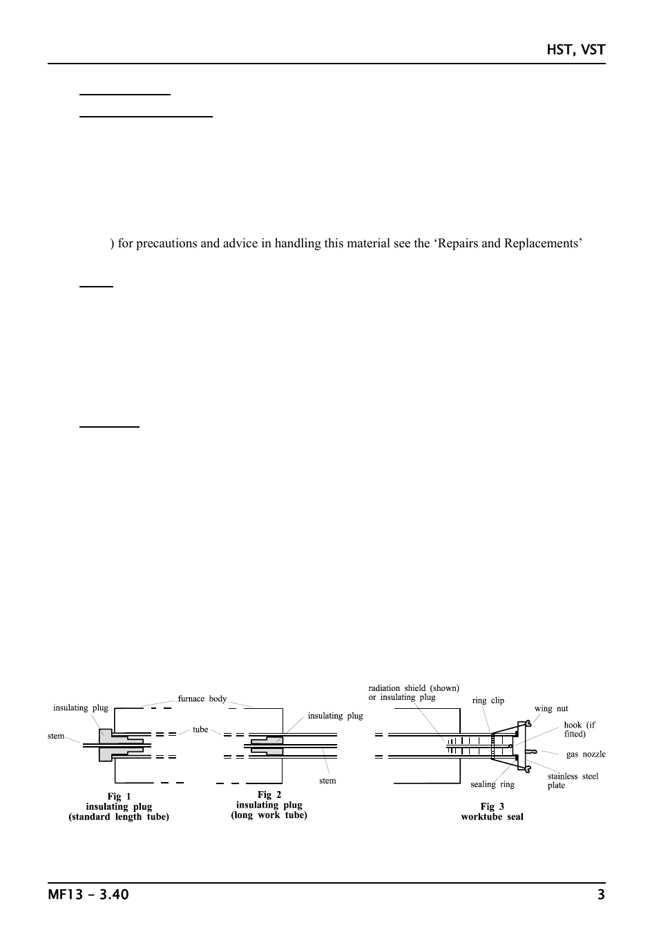 Installation | Carbolite VST Series User Manual | Page 3 / 16