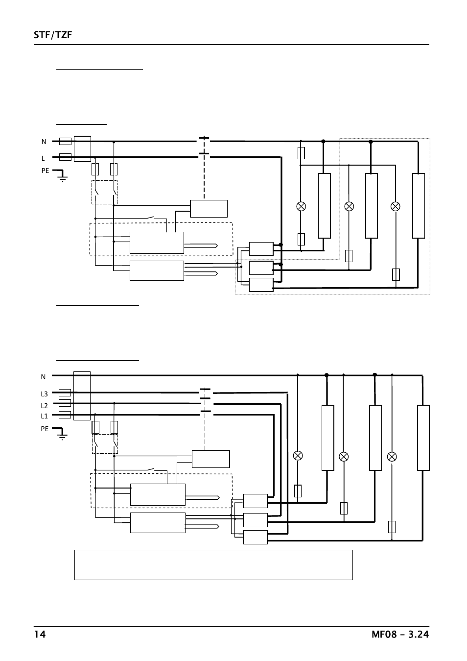 Circuit diagrams | Carbolite TZF Series User Manual | Page 14 / 20