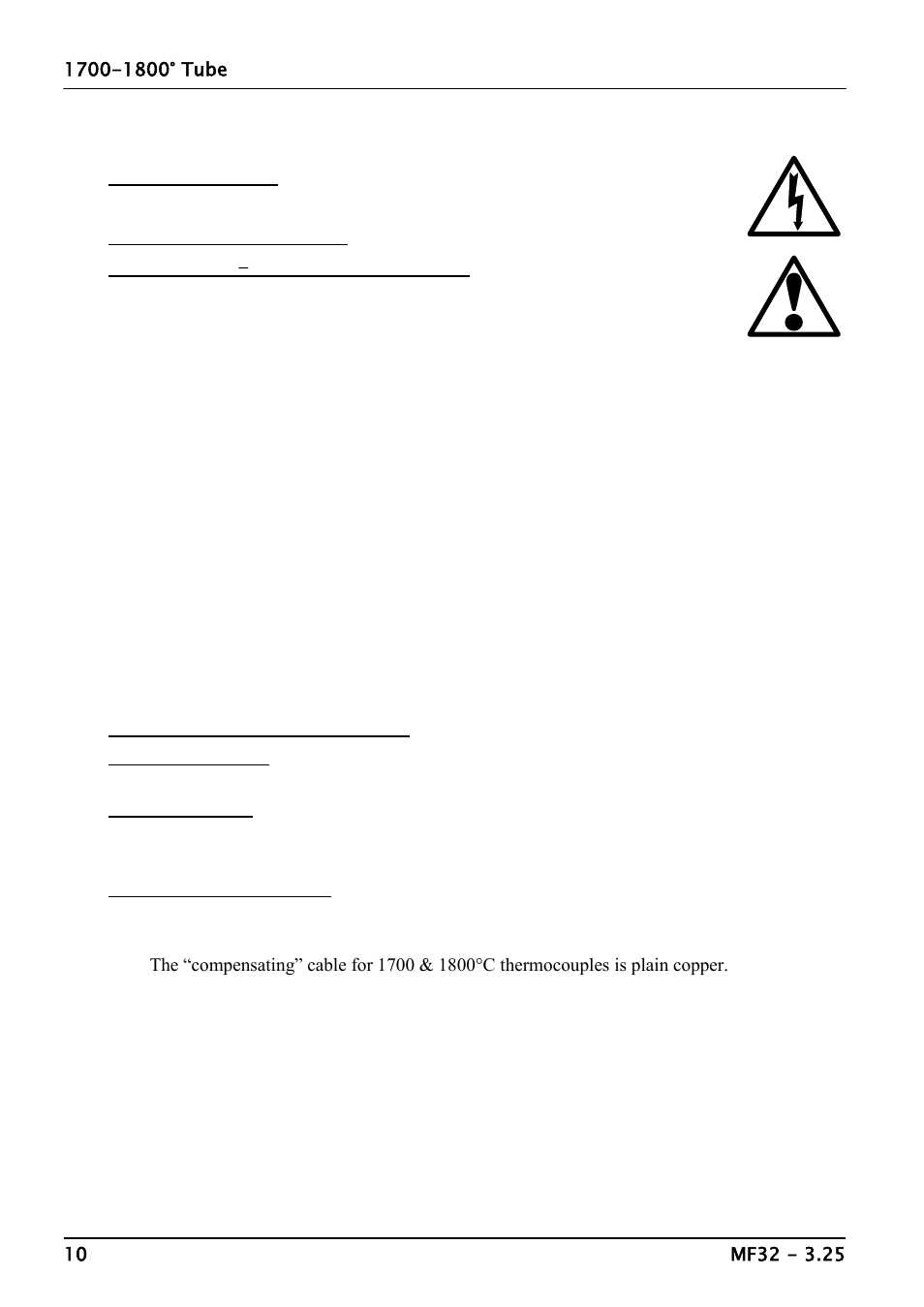 Repairs & replacements | Carbolite TZF Series User Manual | Page 10 / 16