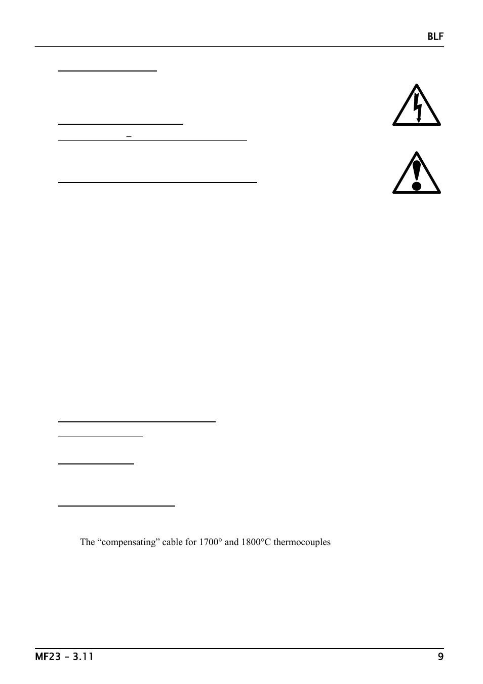 Repairs & replacements | Carbolite BLF 18/21 User Manual | Page 9 / 16