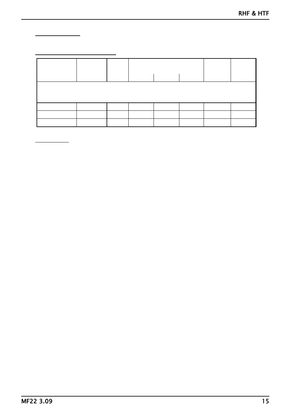 Specifications | Carbolite HTF Series User Manual | Page 15 / 17