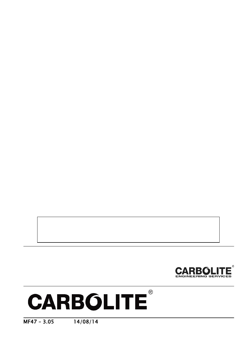 Carbolite HTF 18 User Manual | Page 20 / 20