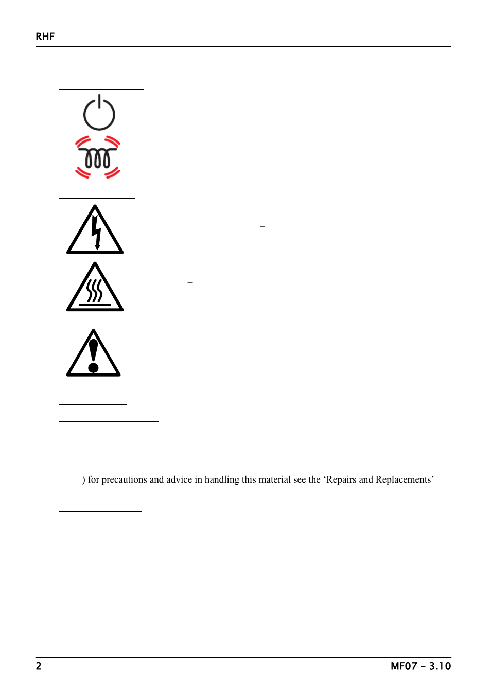 Installation | Carbolite RHF Series 3 litre - 35 litre User Manual | Page 2 / 16