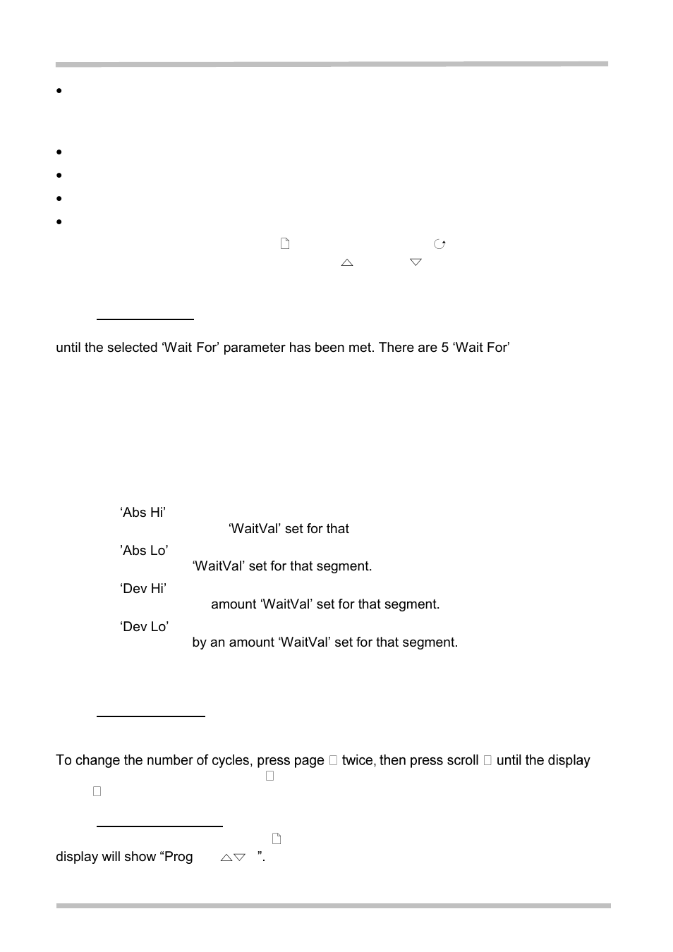Wait segments, Program cycling, Creating a program | Carbolite 3508 User Manual | Page 10 / 24