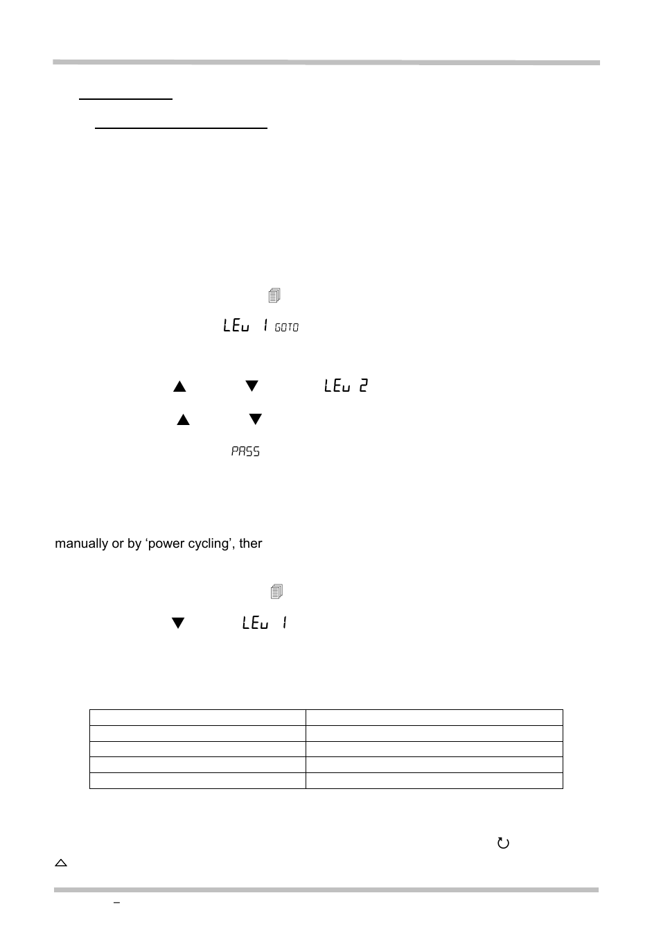 User levels, Nderstanding, Evels | 3 user levels | Carbolite 3216CC Indicator User Manual | Page 5 / 8