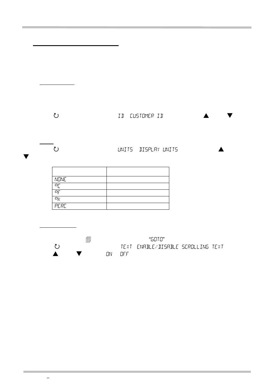 Setting up the controller, Ustomer, Nits | Crolling, 4 setting up the controller | Carbolite 3216CC Indicator User Manual | Page 6 / 8