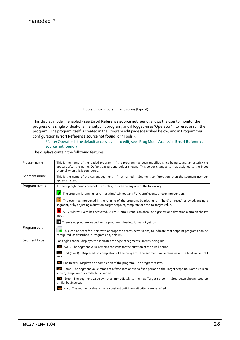 Nanodac | Carbolite nanodac User Manual | Page 30 / 122