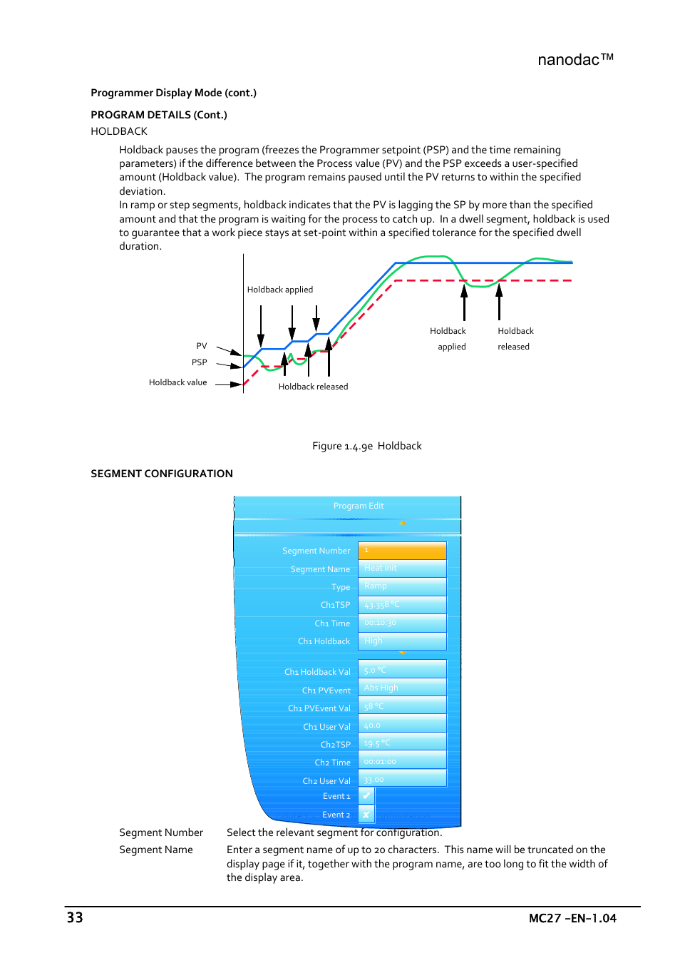 Nanodac | Carbolite nanodac User Manual | Page 35 / 122