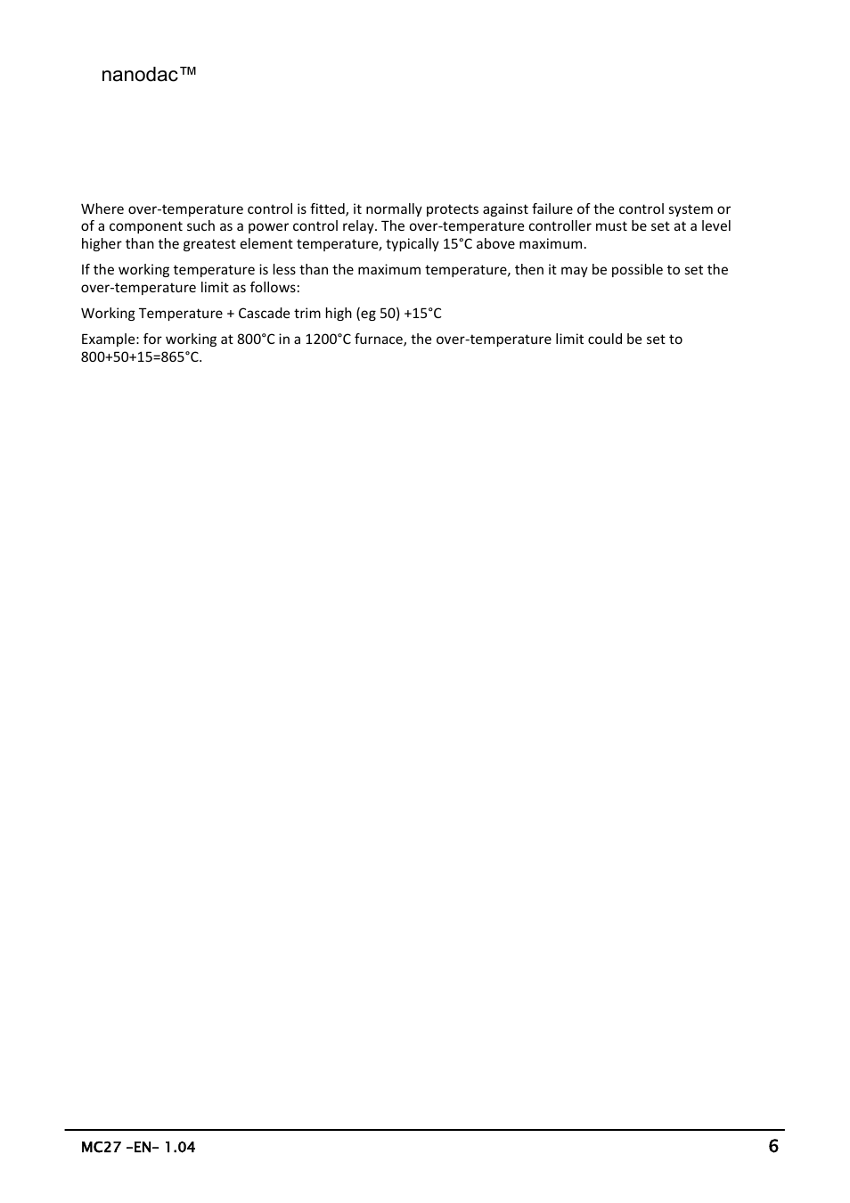 Nanodac | Carbolite nanodac User Manual | Page 8 / 122