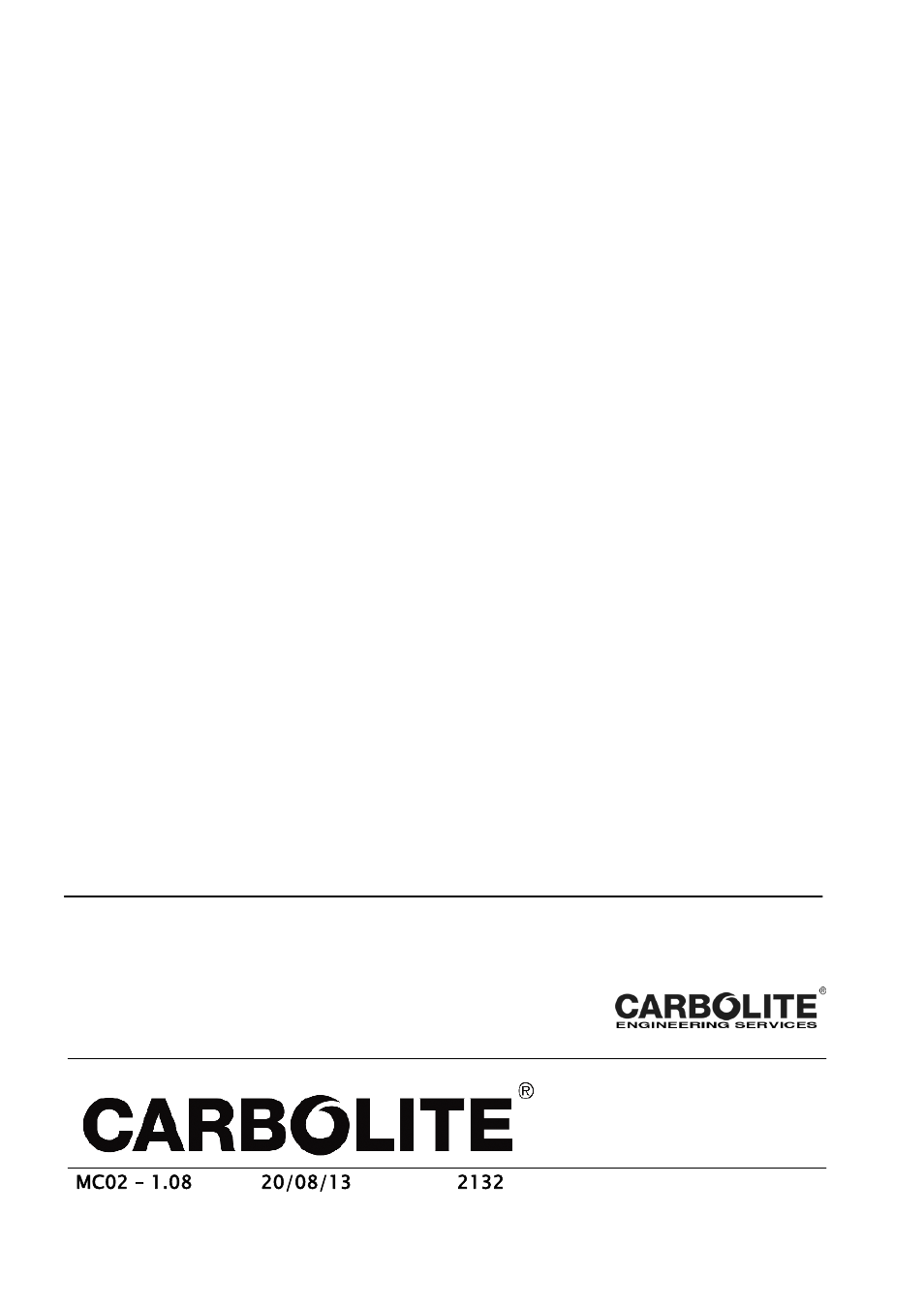 Carbolite 2116 without timer & ramp User Manual | Page 8 / 8
