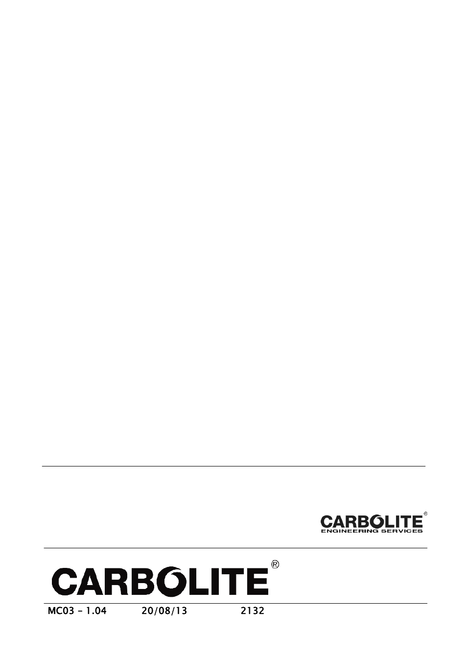 Carbolite 2116 used for over temperature protection User Manual | Page 4 / 4