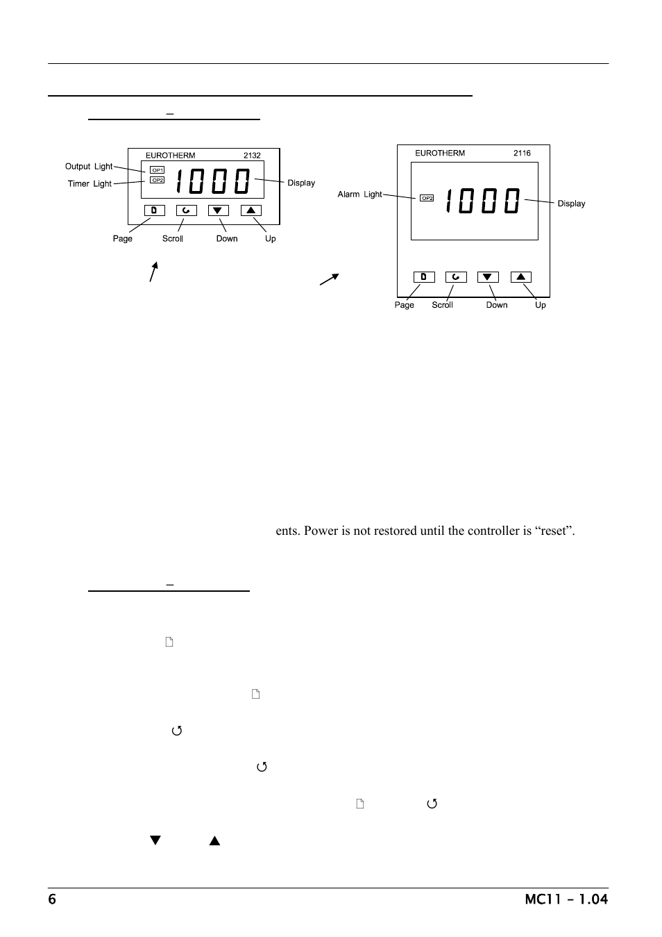 2132 & 2116 – description, 2132 & 2116 – operation | Carbolite 2216 User Manual | Page 6 / 8