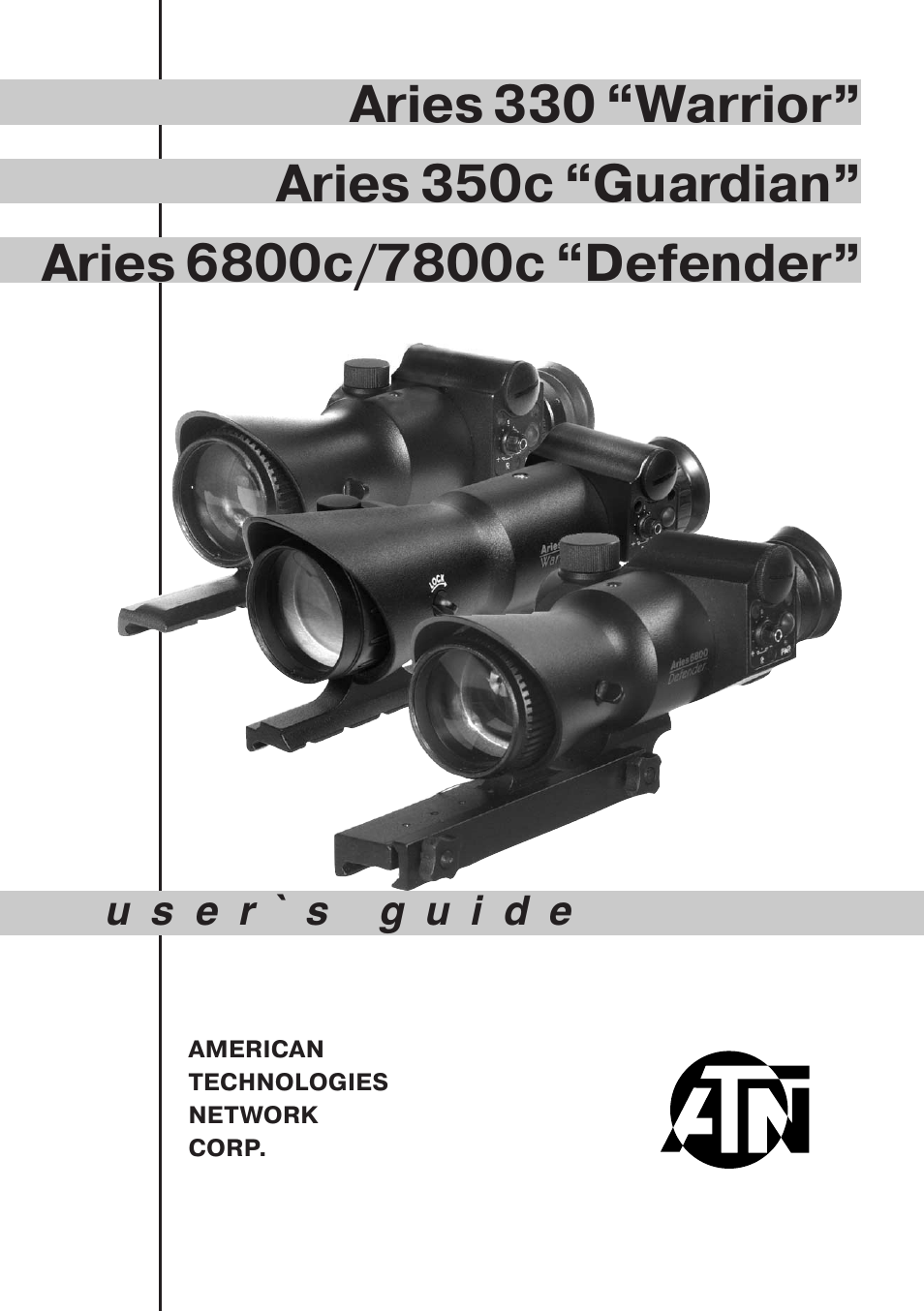 ATN 6800c User Manual | 8 pages
