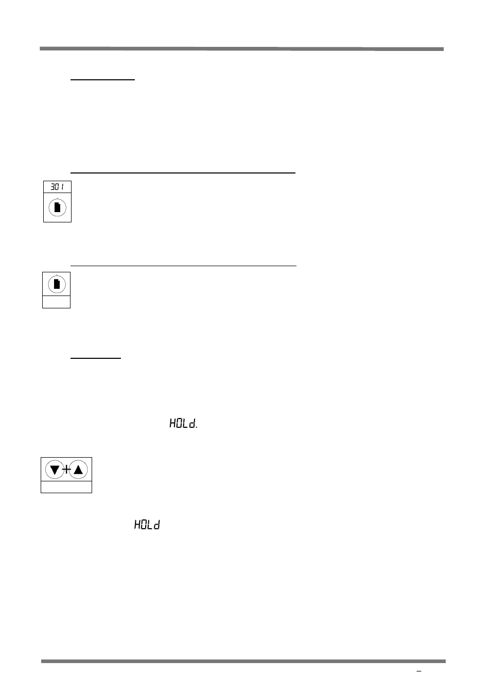Hold mode | Carbolite 301 User Manual | Page 6 / 24