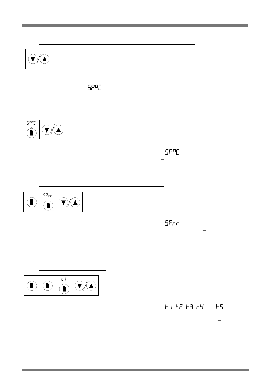 Changing the temperature setpoint, Changing the temperature setpoint ramp rate, Changing the timer time | Carbolite 301 User Manual | Page 7 / 24