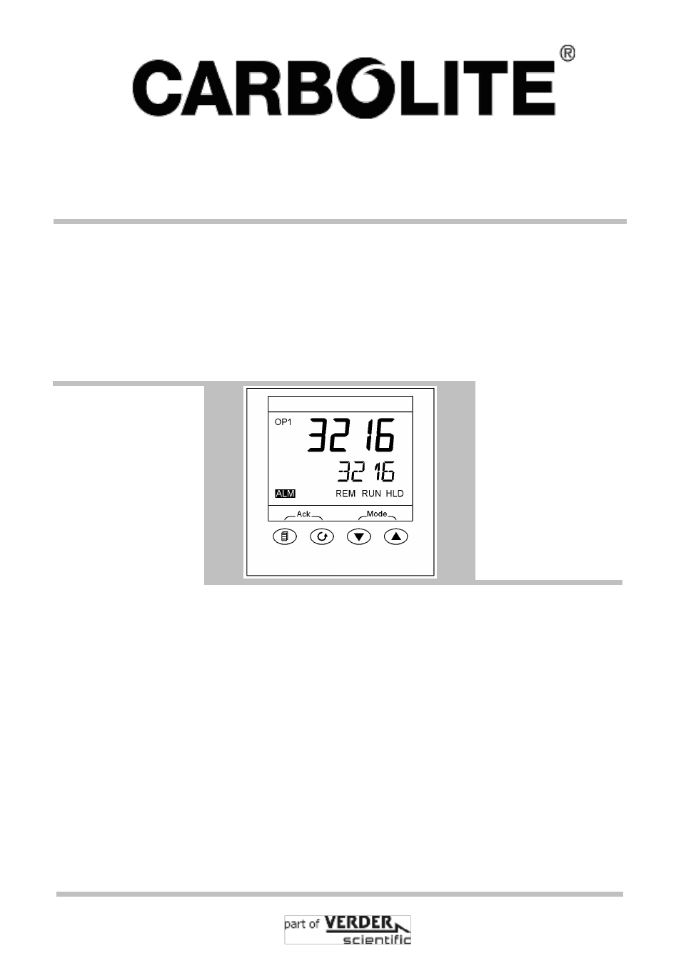 Carbolite 3216OT User Manual | 8 pages