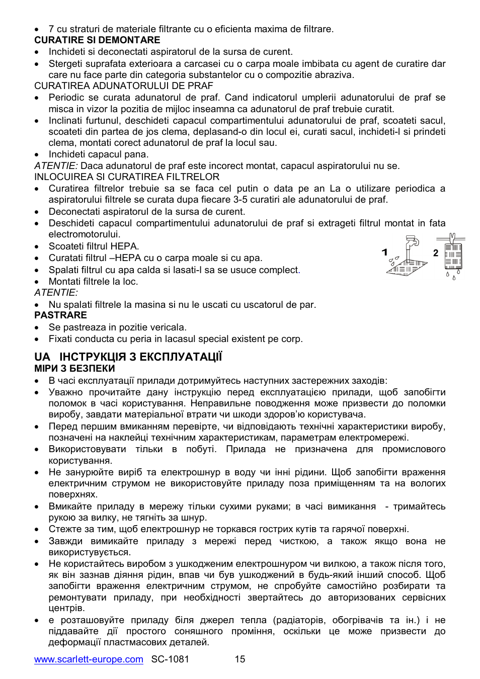 Scarlett SC-1081 User Manual | Page 15 / 28