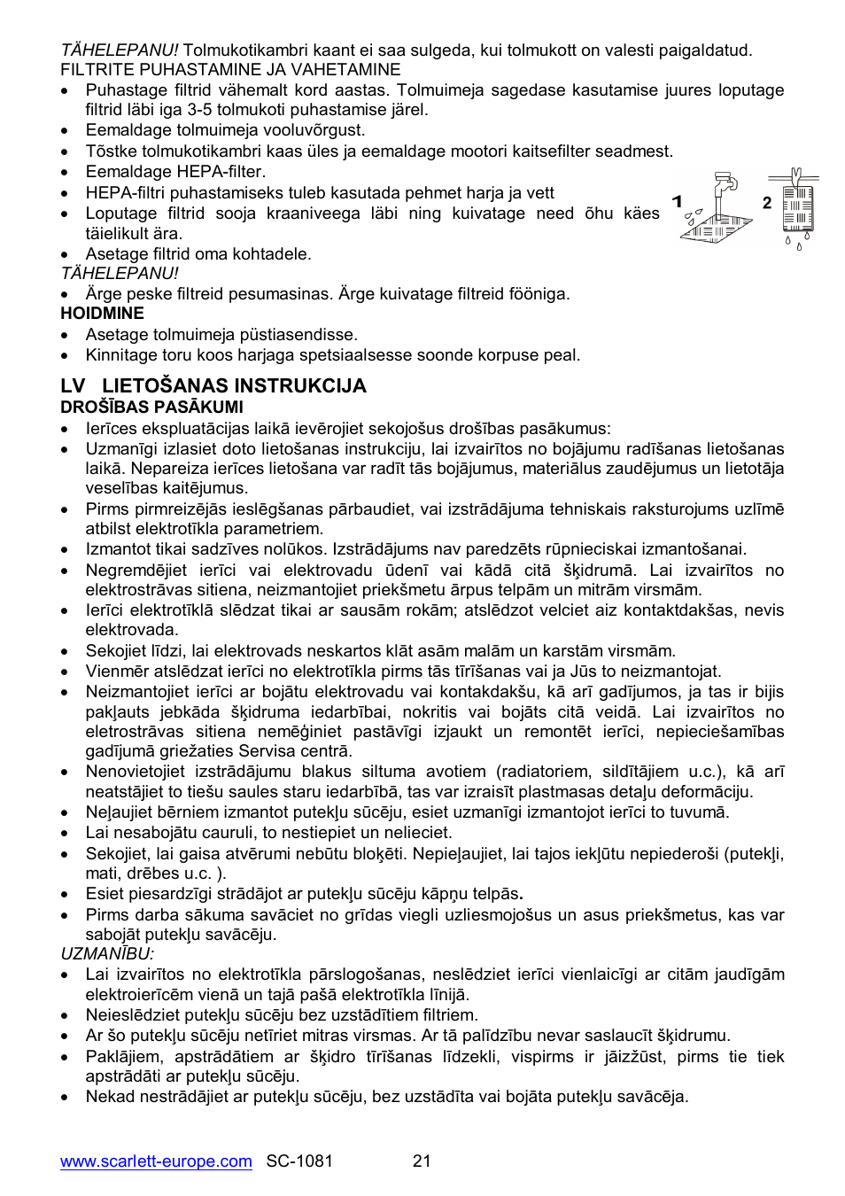 Scarlett SC-1081 User Manual | Page 21 / 28