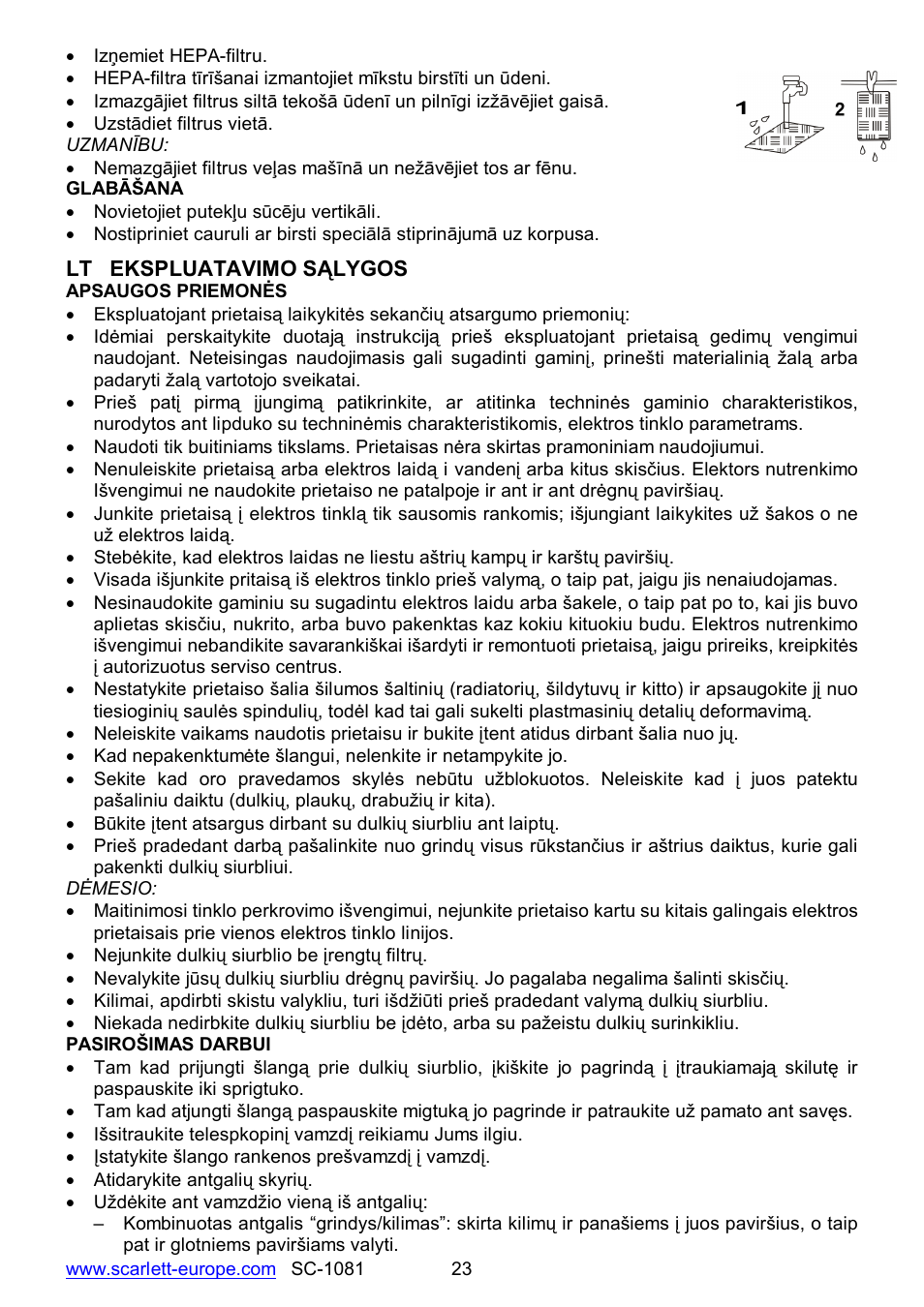 Scarlett SC-1081 User Manual | Page 23 / 28