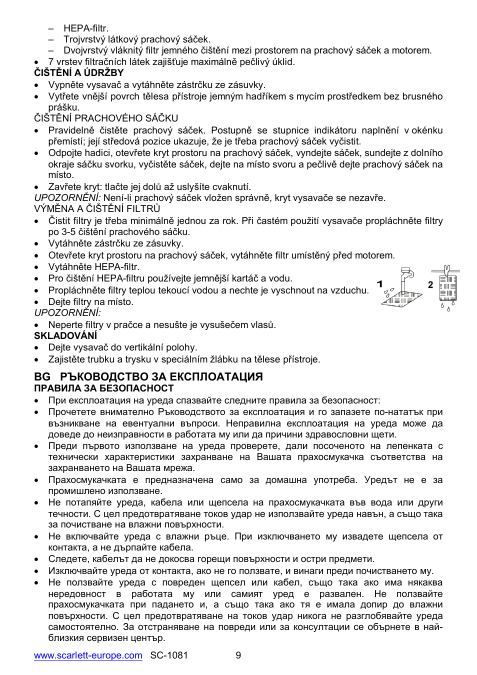 Scarlett SC-1081 User Manual | Page 9 / 28