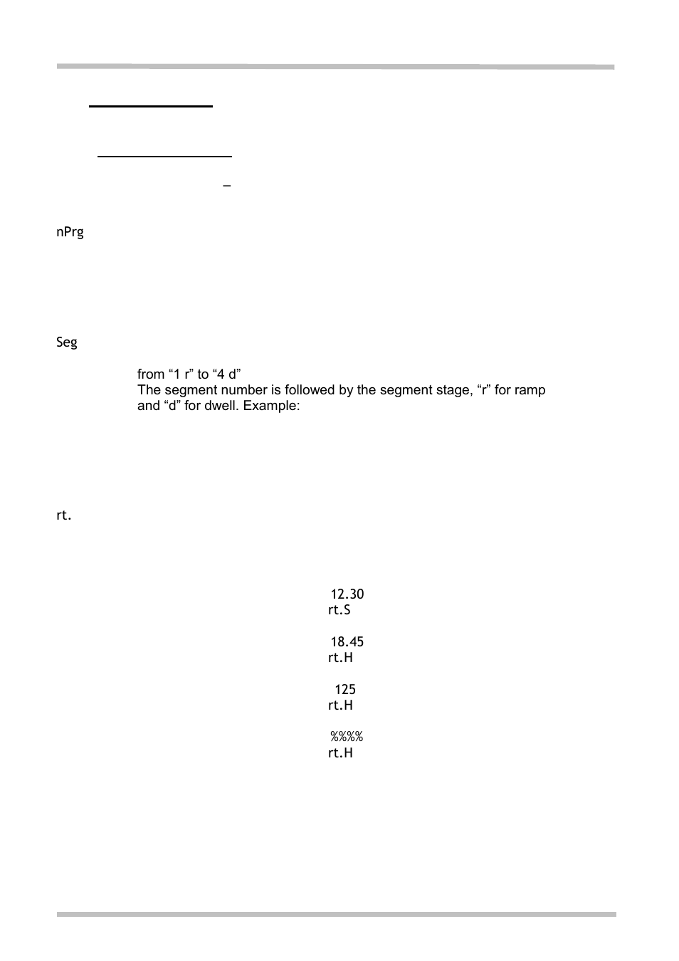 Programming, Program parameters, 4 programming | Carbolite 302P4 User Manual | Page 10 / 28