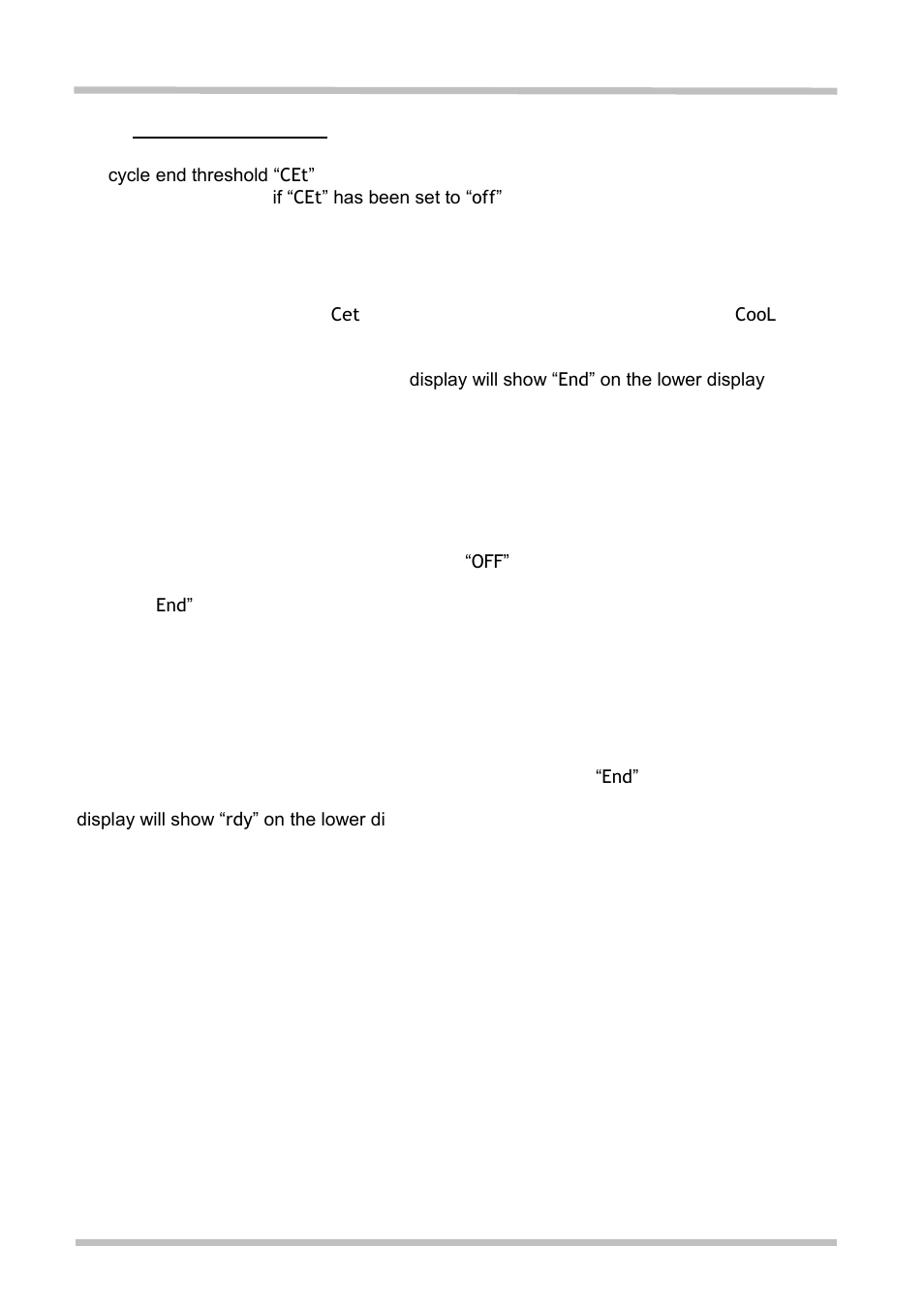 10 program end feature | Carbolite 302P4 User Manual | Page 19 / 28