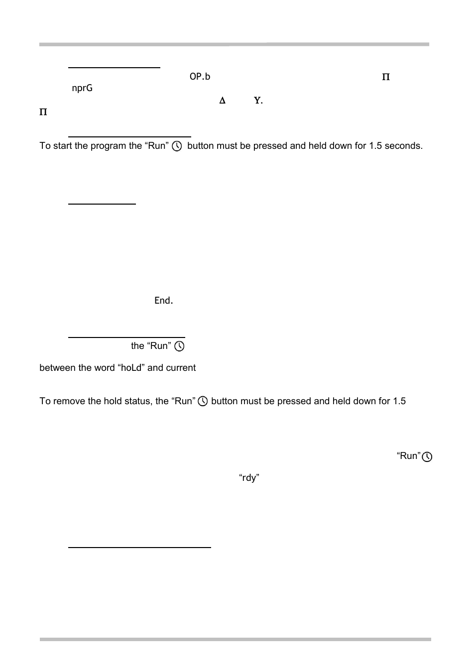 Selecting a program, Starting the program cycle, Program cycle | Program hold and cancel, Understanding operator levels | Carbolite 302P4 User Manual | Page 6 / 28