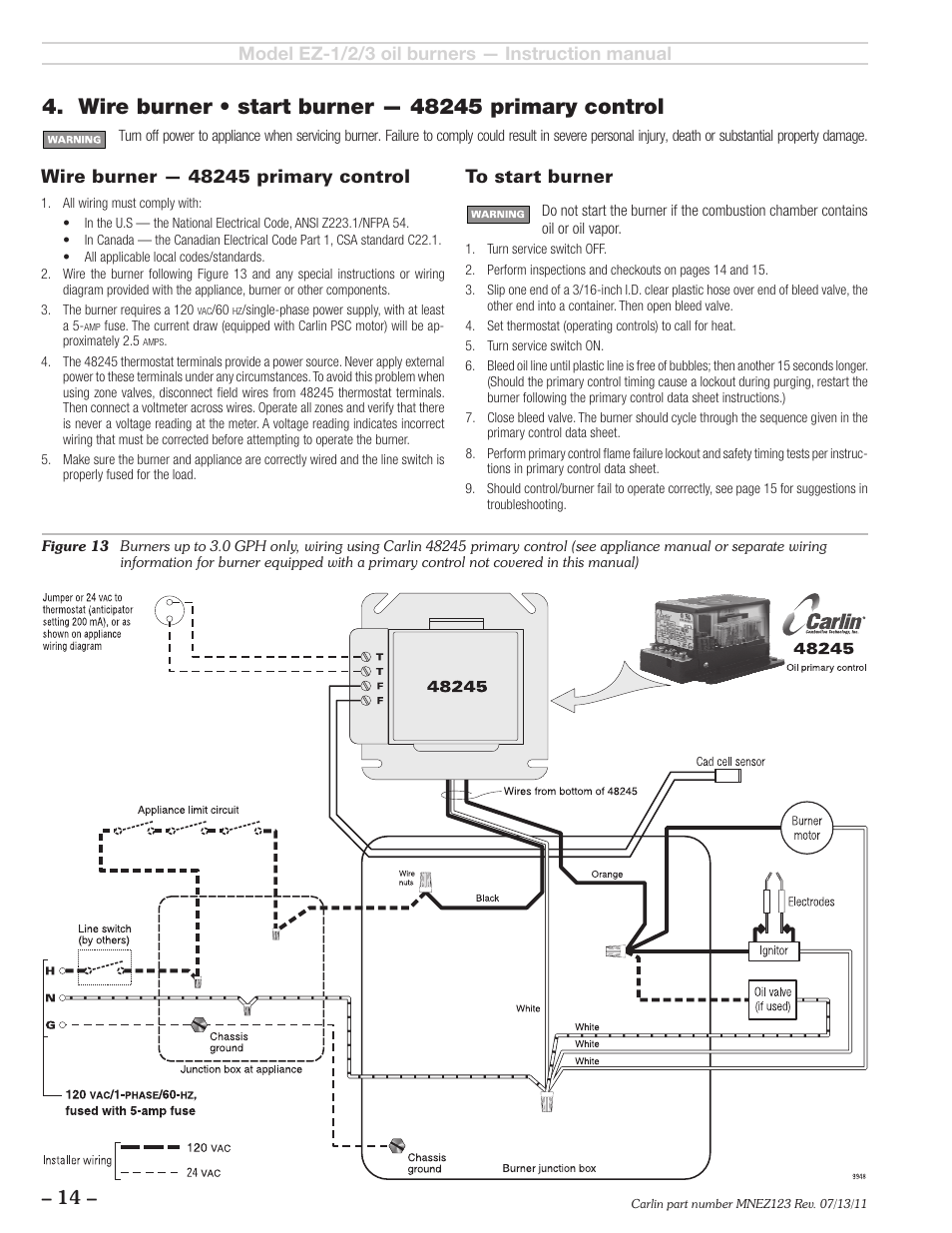 Carlin EZ-1/2/3 User Manual | Page 14 / 28