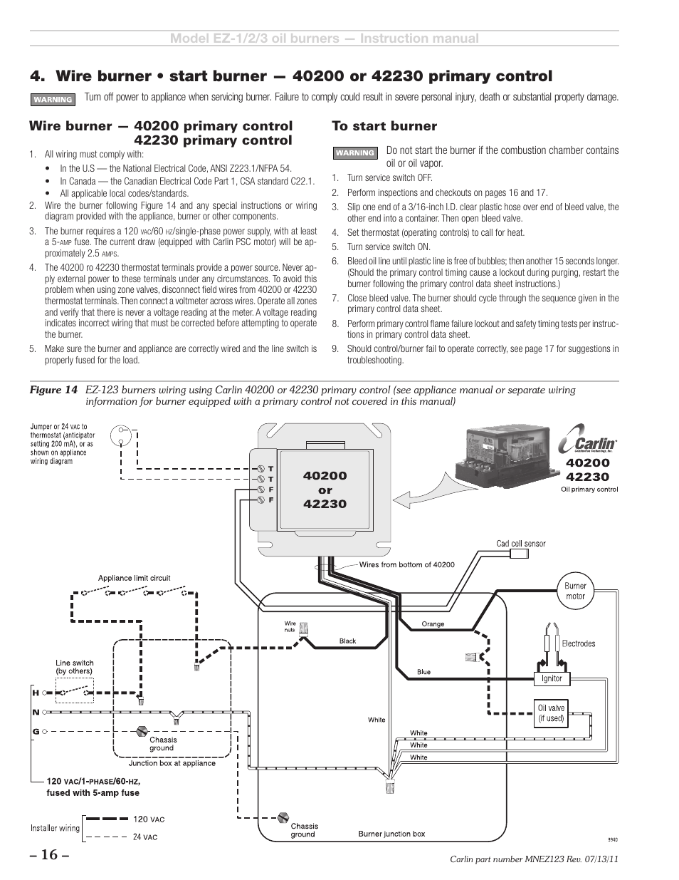 Carlin EZ-1/2/3 User Manual | Page 16 / 28