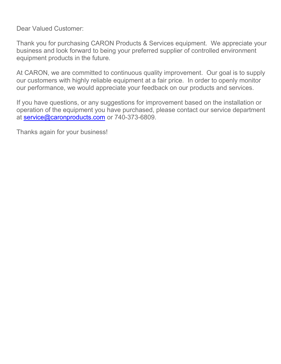 Caron GASG201 User Manual | Page 2 / 13