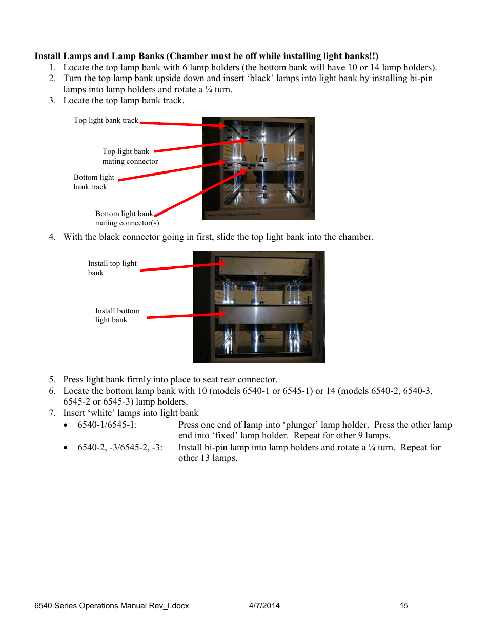 Caron 6545 User Manual | Page 15 / 68