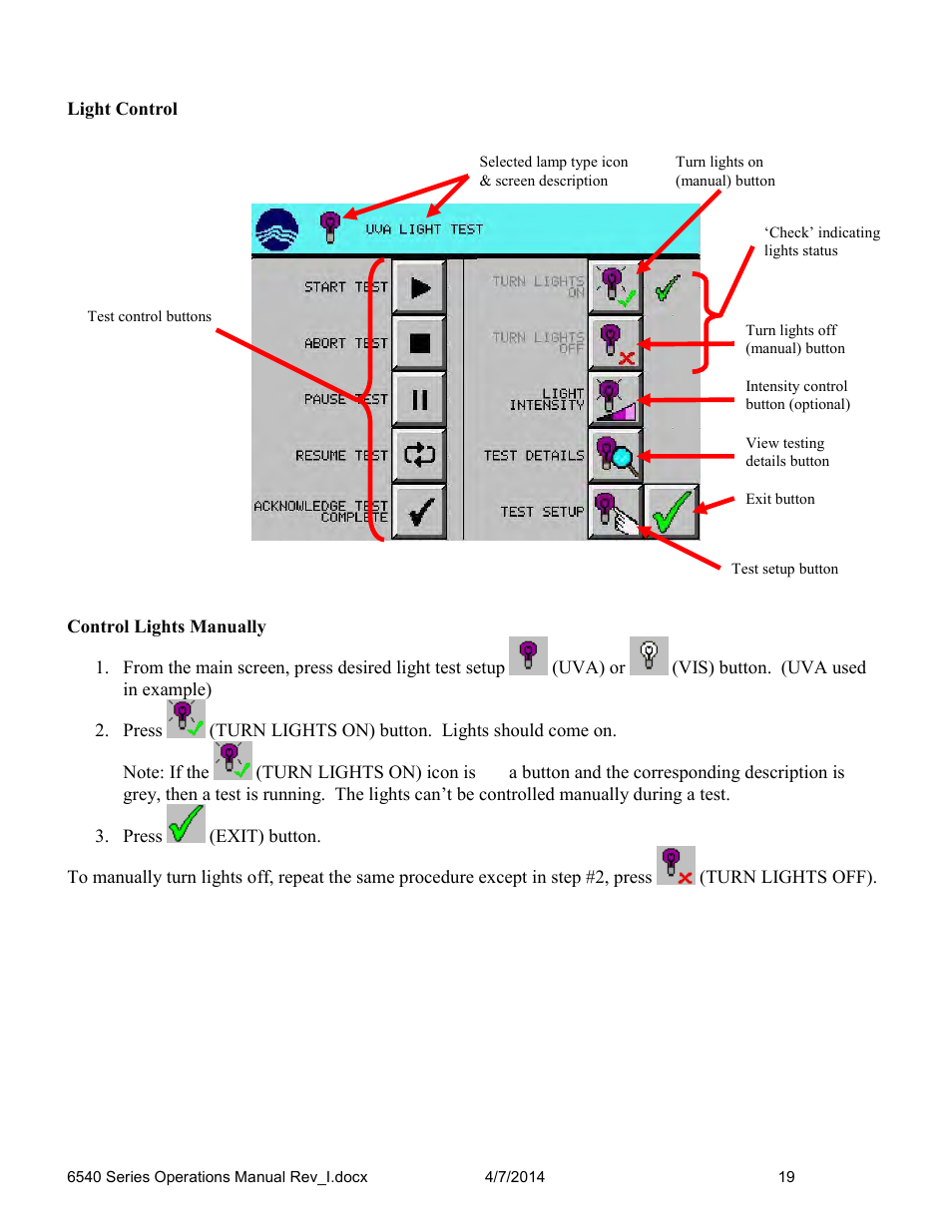 Caron 6545 User Manual | Page 19 / 68