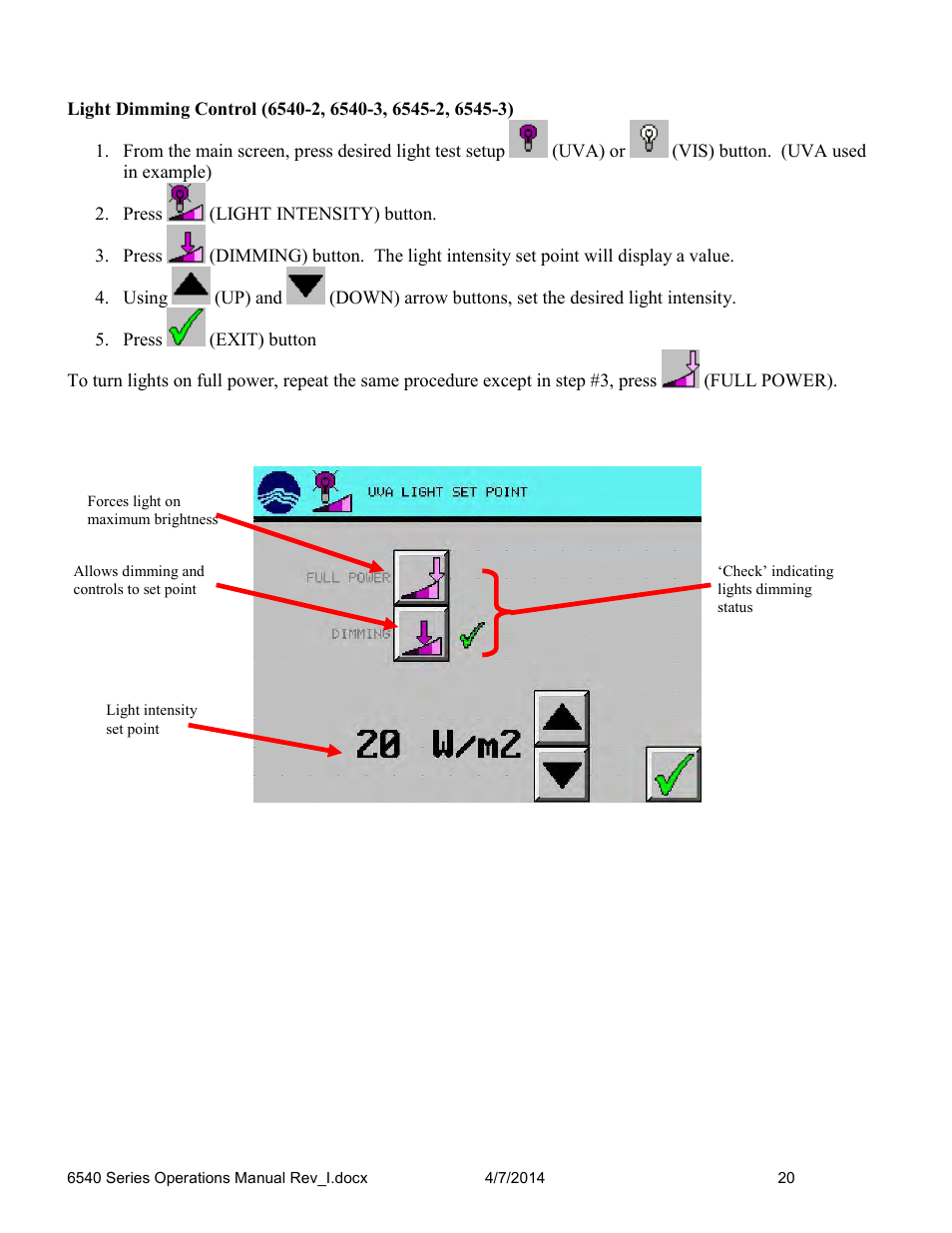 Caron 6545 User Manual | Page 20 / 68