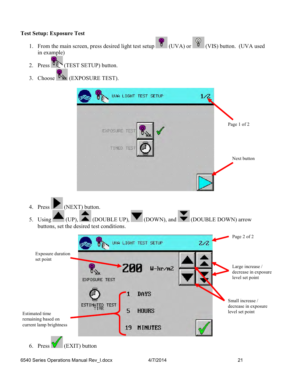 Caron 6545 User Manual | Page 21 / 68