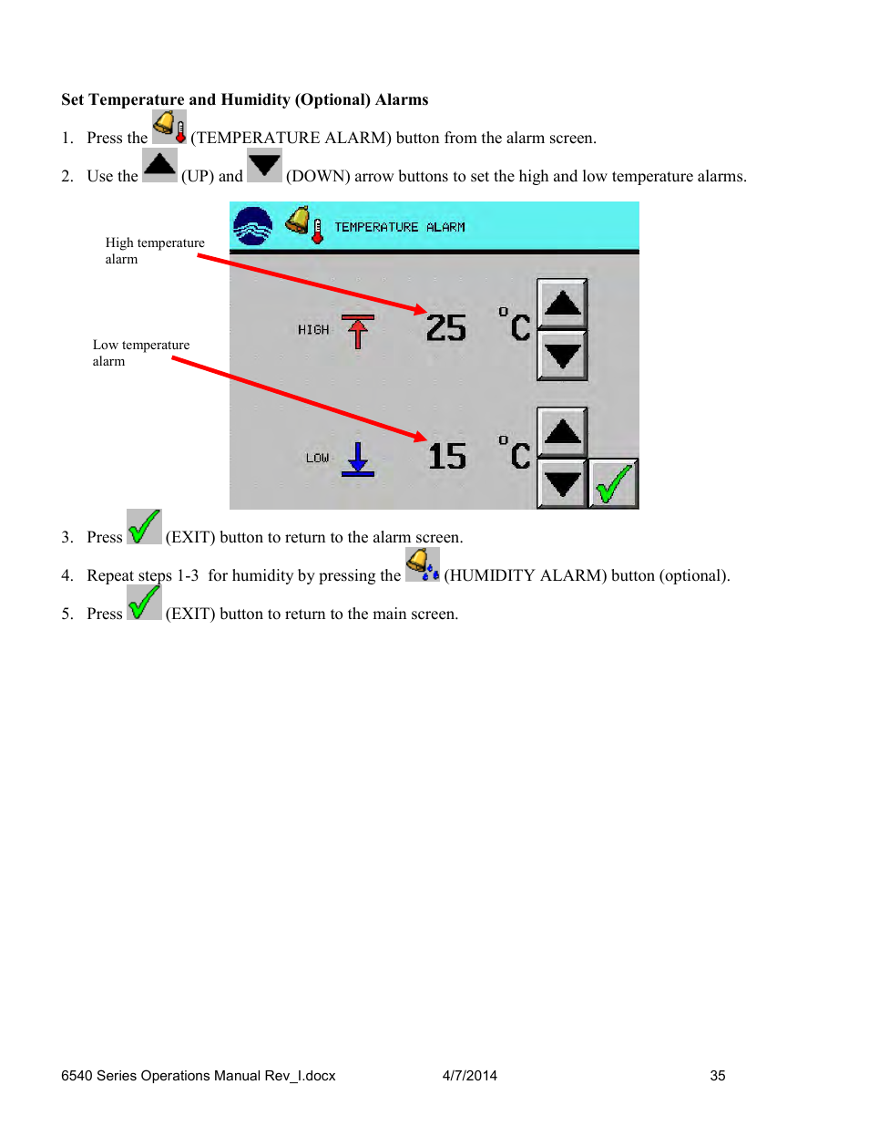 Caron 6545 User Manual | Page 35 / 68