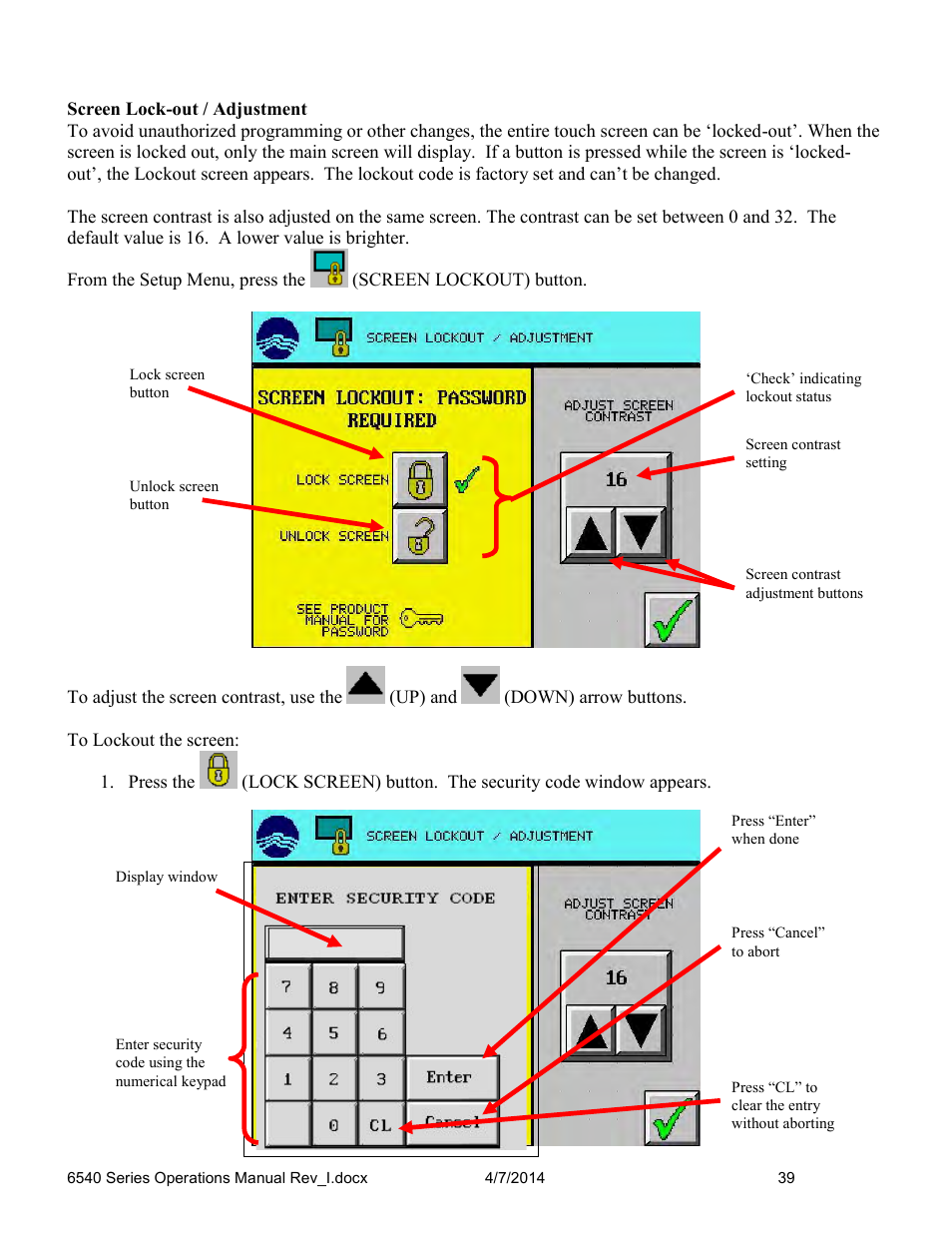 Caron 6545 User Manual | Page 39 / 68