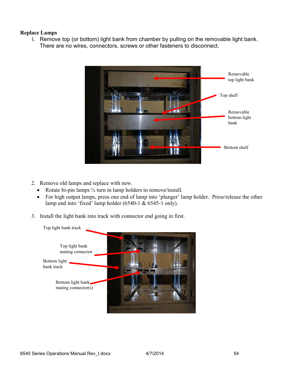 Caron 6545 User Manual | Page 54 / 68